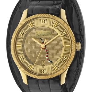 Gucci 40MM Men's Swiss Automatic Eryx Black